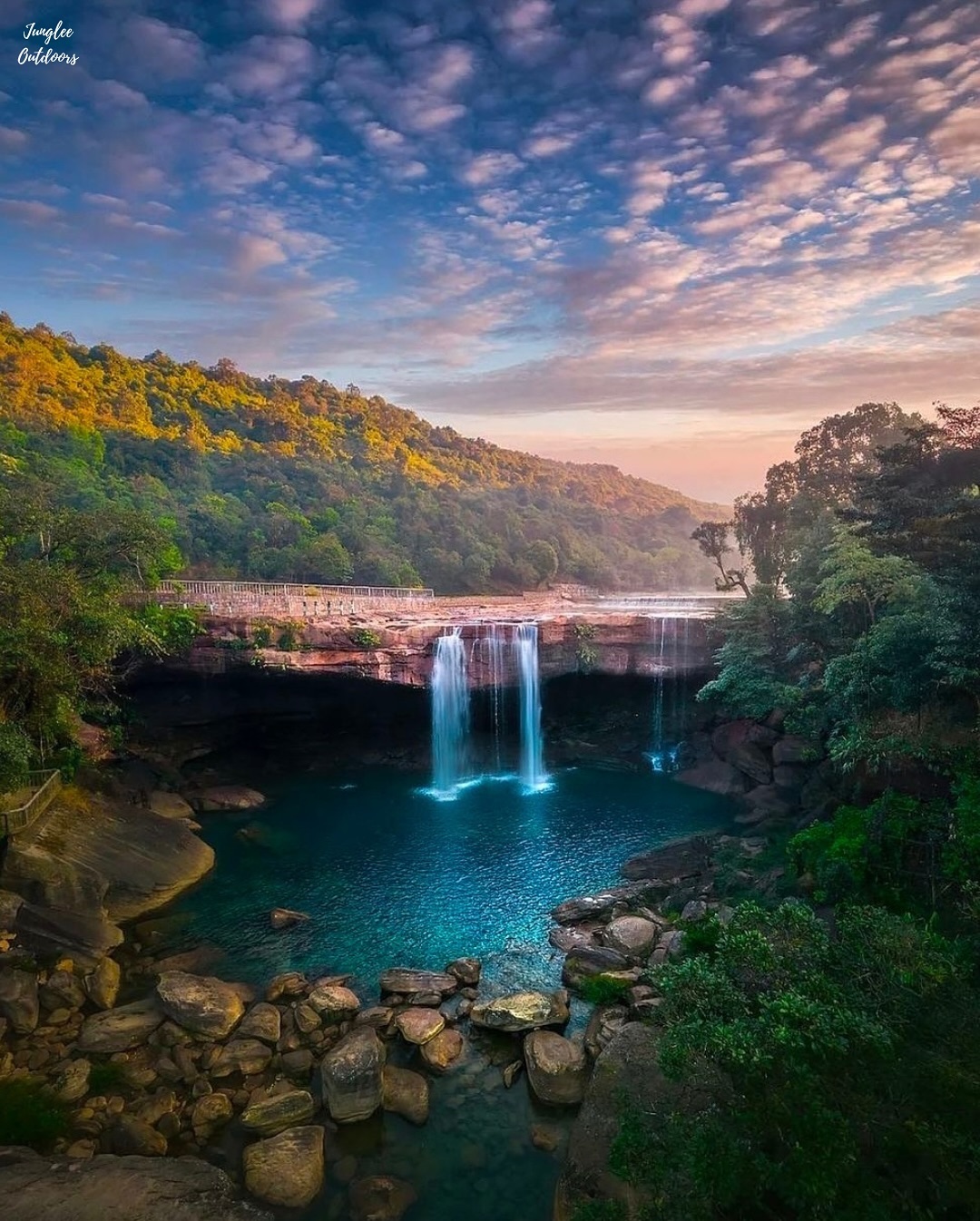 Meghalaya – crystal clear waterfalls Meghalaya - crystal clear waterfalls