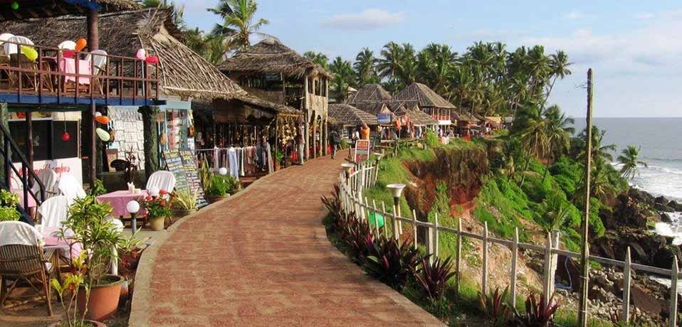 Night Beach Hut in India